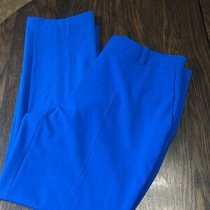 Calvin Klein Size 10 Dress Slacks Bright Blue